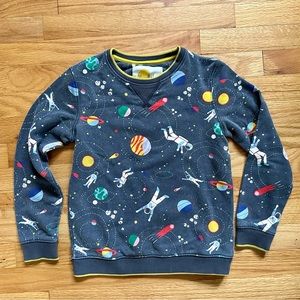 Mini Boden outer space sweatshirt